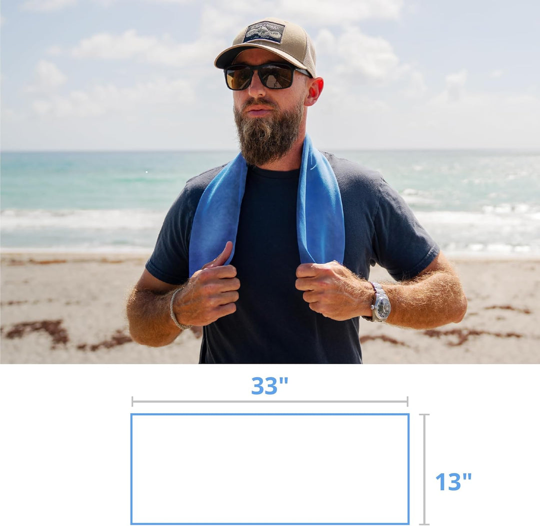 FROGG TOGGS Chilly Pad Sofort kühlendes Handtuch, perfekt für den Einsatz jederzeit, wenn Sie Schwit