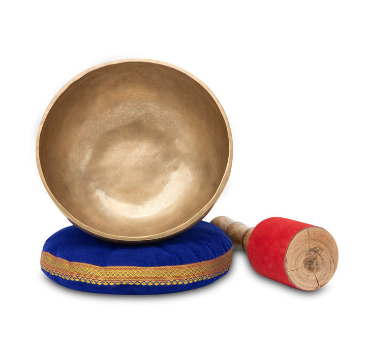 XDrum Omshanti Klangschale 22 cm Komplett Set - Gewicht: 1500g - handgemacht in Indien - ideal für M