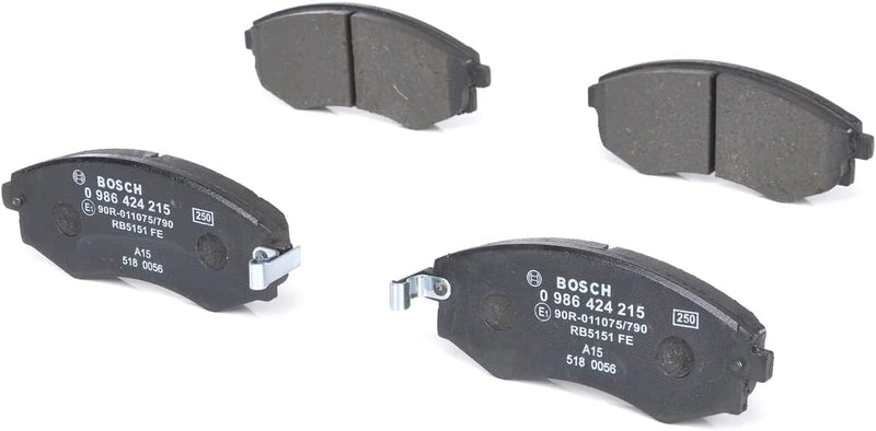 Bosch BP098 Bremsbeläge - Vorderachse - ECE-R90 Zertifizierung - vier Bremsbeläge pro Set