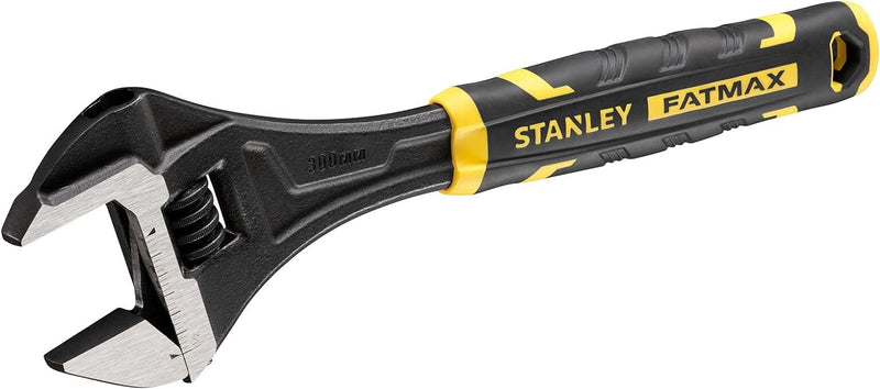 Stanley FatMax verstellbarer Rollgabelschlüssel FMHT13128-0 (12", Bi-Material, mit Schnellöffnungsfu