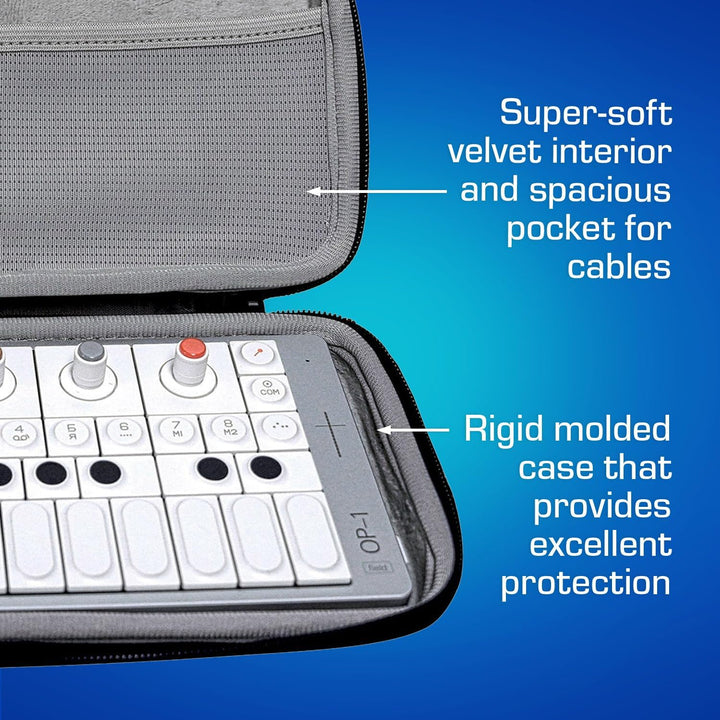 Analog Cases Glide Case für Teenage Engineering OP-1 oder vergleichbare Synthesizer (Transporttasche
