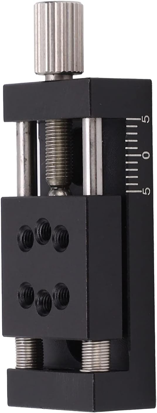 VOBOR Manuelle Plattform X-Achsen Lineartisch Manuelle Feinabstimmung Plattform Schiebetisch Alumini