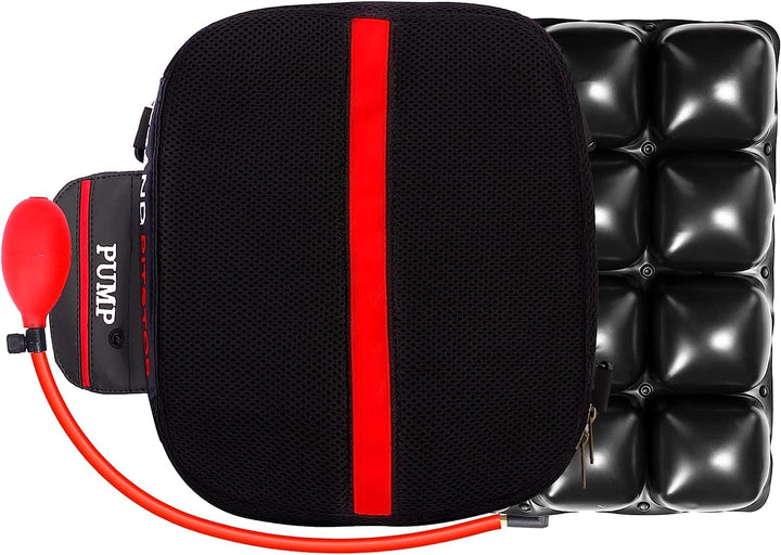 GRAND PITSTOP Motorcycle Air Seat Cushion, on The go inflate &amp; Deflate, Pressure Relief Motorcycle S