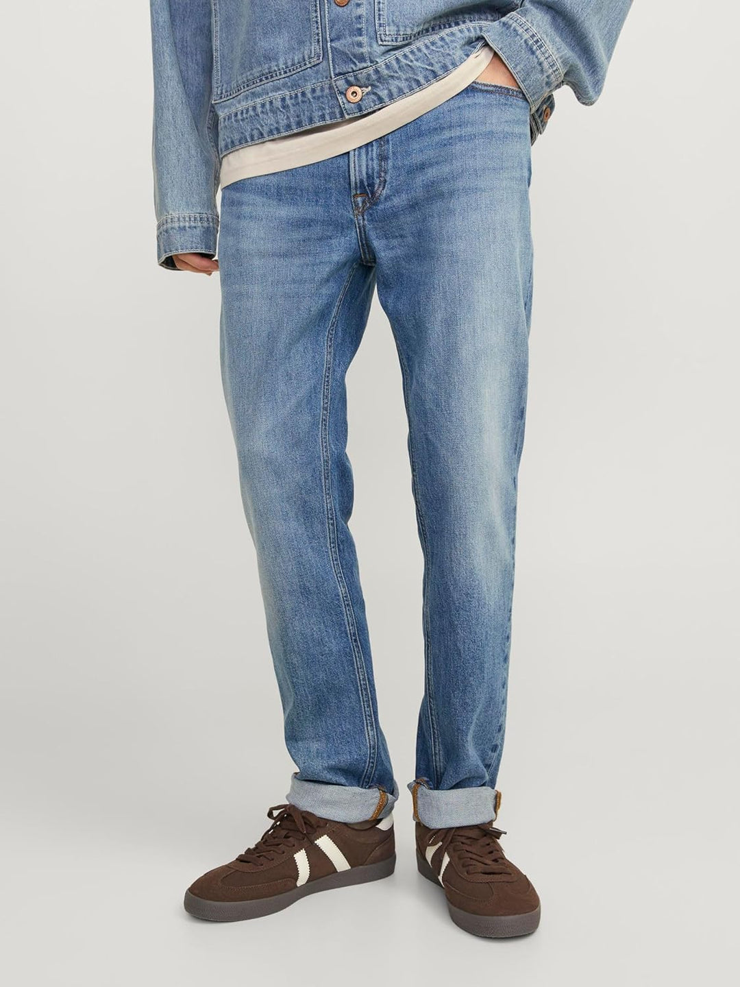 JACK & JONES Male Regular fit Jeans JJICLARK JJORIGINAL AM 416 NOOS Regular fit Jeans 30W / 34L Blue