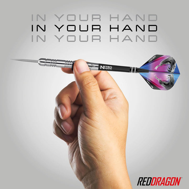RED DRAGON Peter Wright Snakebite Euro 11: 20g oder 24g Tungsten Darts mit Flights und Schäfte 20.0