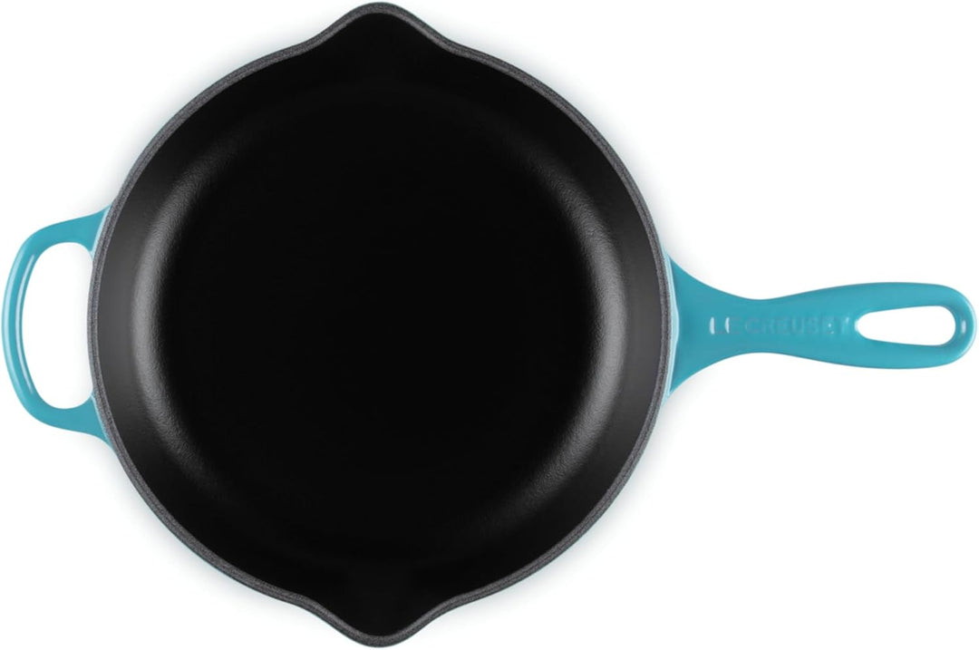 LE CREUSET Signature Gusseisen Brat- und Servierpfanne, Rund, Ø 23 cm, Für alle Herdarten inkl. Indu