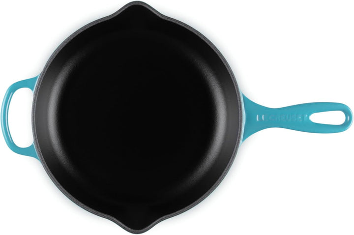 LE CREUSET Signature Gusseisen Brat- und Servierpfanne, Rund, Ø 23 cm, Für alle Herdarten inkl. Indu