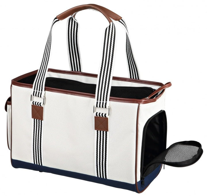 Trixie Elisa Hunde Tragetasche, 20 x 26 x 41 cm, Weiss