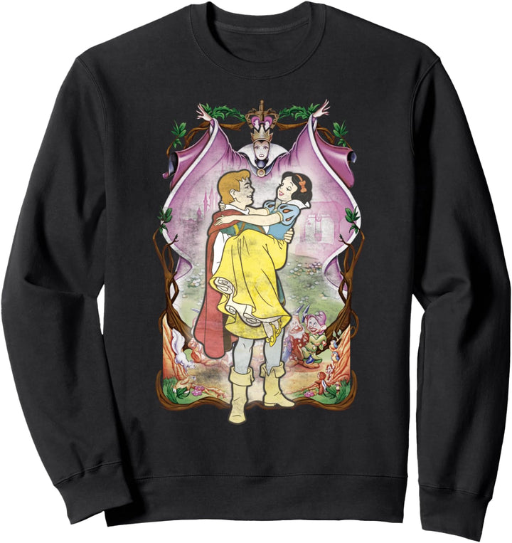 Disney Snow White Evil Queen Framed Portrait Sweatshirt