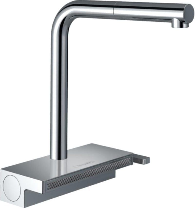 hansgrohe Küchenarmatur Aquno Select M81 (Wasserhahn Küche mit Abtropfsieb, 360° schwenkbar, hoher u