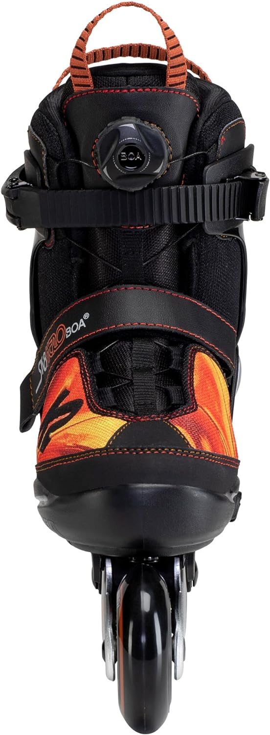 K2 Skates Jungen Inline Skates SK8 HERO BOA ALU, black - orange, 30F0118 black - orange L (EU: 35-40