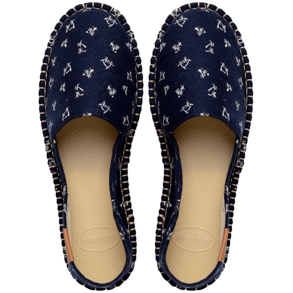 Havaianas Origine Iv Print, Espadrilles Unisex Erwachsene, Navy Blue