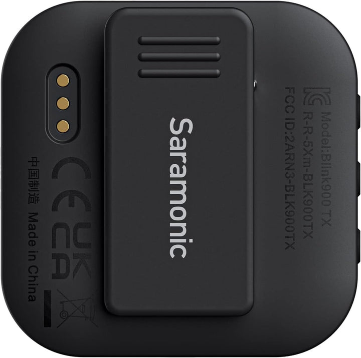Saramonic Kabelloses Mikrofonsystem, Blink900 B2 Ultracompact Zweikanal-Mikrofon für DSLR, spiegello