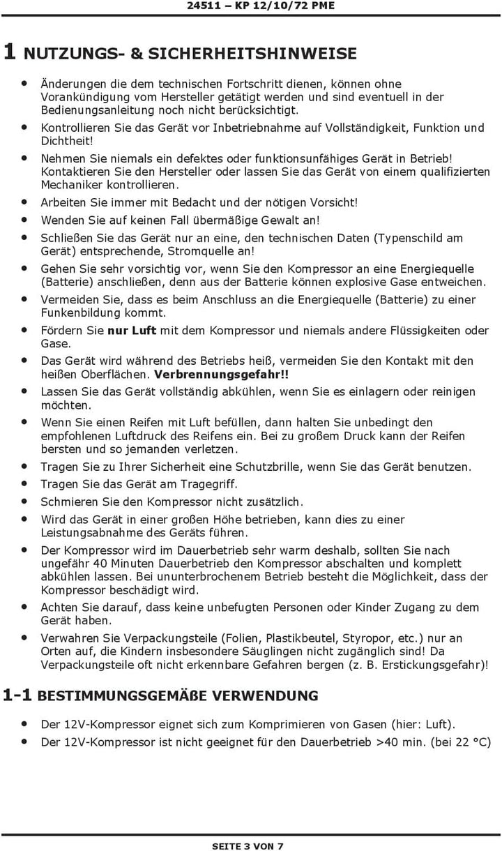 12 Volt Mobiler Kompressor mit Zubehör Tasche Reifenfüller Spiralschlauch usw.