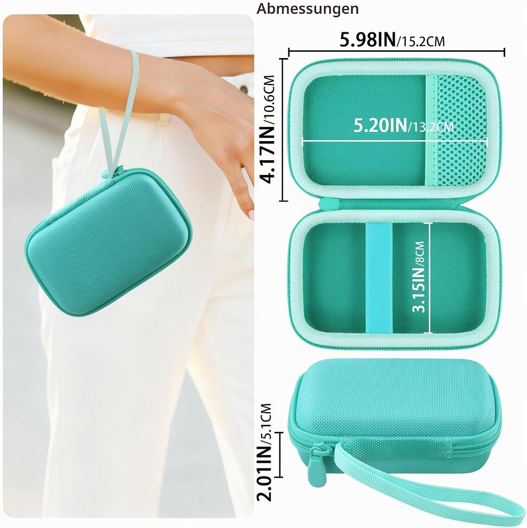 co2CREA Hart Reise Schutz Hülle Etui Tasche für JBL GO 5 /GO 4 /GO 3 tragbarer Bluetooth Lautspreche