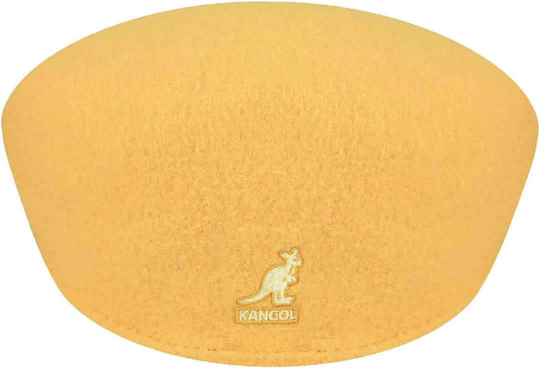 Kangol 504 Flexfit Mütze Flatcap Schirmmütze Herren - Schiebermütze Wollcap mit Schirm Herbst Frühja
