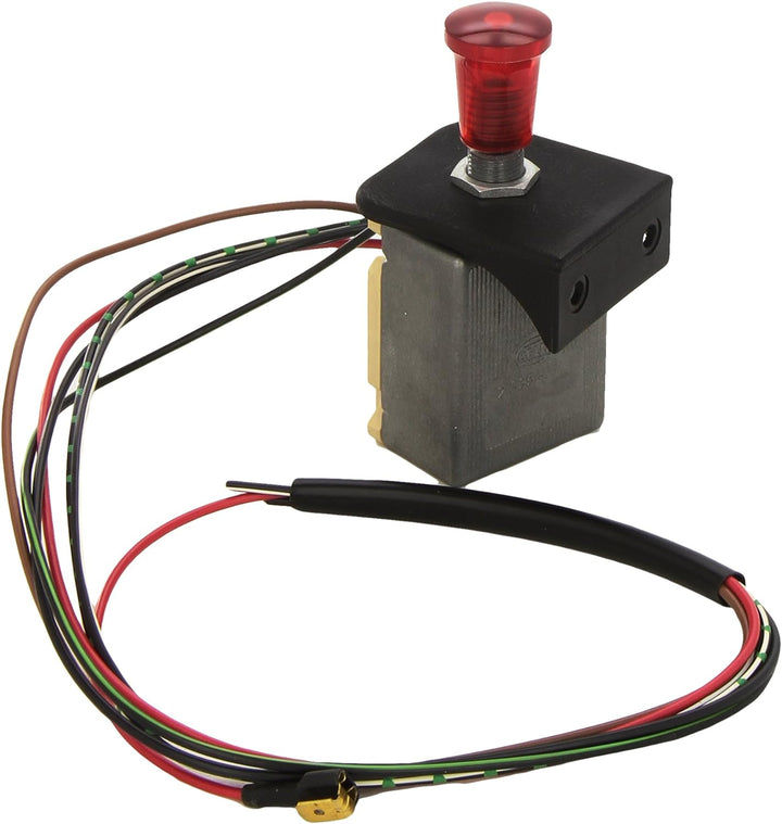 HELLA - Warnblinkschalter - Zugbetätigung - 12V - Einbau - Halogen - Kabel: 600mm - mit Glühlampe -