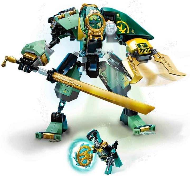 LEGO 71750 NINJAGO Lloyds Hydro-Mech, Unterwasser Set, Spielzeug für Jungen und Mädchen ab 7 Jahre m