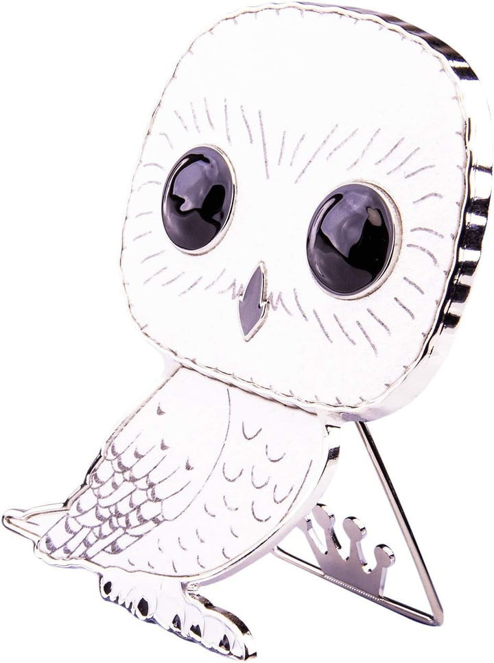 Funko Pop! Pin: Harry Potter - Hedwig (White Faux Suede) Variant Enamel Pin