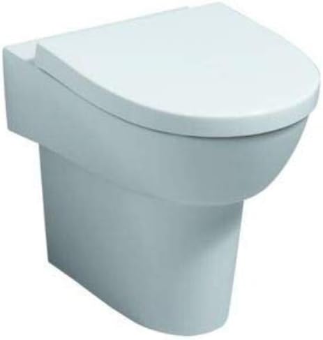 Keramag 575900000 WC-Sitz FLOW weiss mit Deckel und Befestigungen aus Chromnickel -; Weiss, -; Weiss