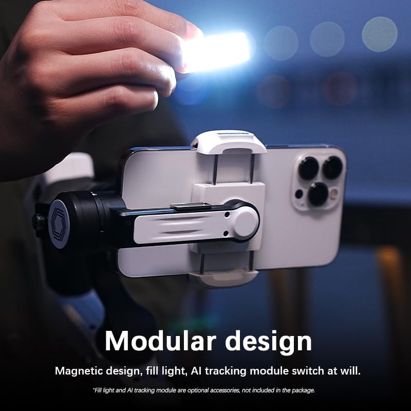 Feiyu [Offiziell] SCORP Mini-P Handy Gimbal, 3-Achsen-Stabilisator für Smartphone, VLOG-, YouTube- &