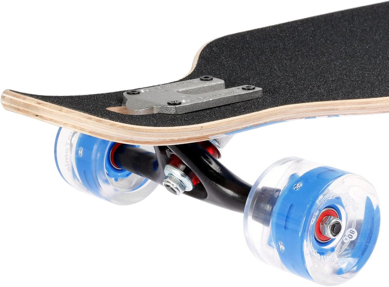 FunTomia Longboard mit 3 Flex Stufen Drop Through Cruiser Komplettboard Mach1 Speed Kugellager T-Too