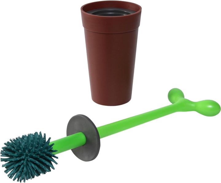 Alessi "MERDOLINO" Klosettbürste aus thermoplastischem Harz, braun, Braun