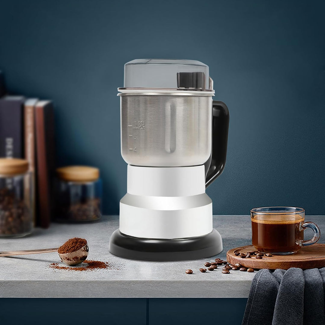 Kaffeemühlen Elektrisch, 300W 22000U/m 500ml Getreidemühle Multifunktionale, GewürzmüHle, Ultrafeine