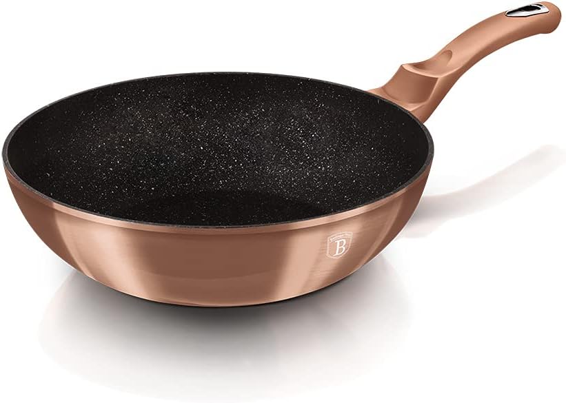 Berlingher Haus Pfanne Wok Rosegold Collection Kupfer 28 cm - BH-1512