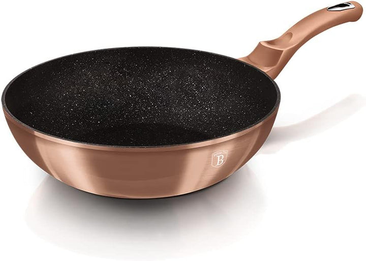 Berlingher Haus Pfanne Wok Rosegold Collection Kupfer 28 cm - BH-1512