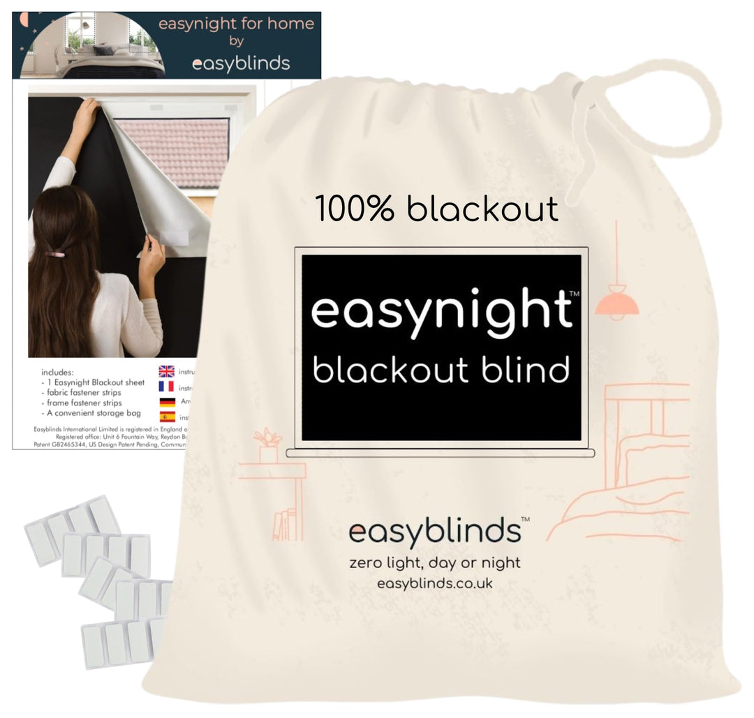 easynight | Verdunkelungsrollo (ohne Saugnäpfe) L 2m x 1.45m Large 2m x 1.45m, Large 2m x 1.45m