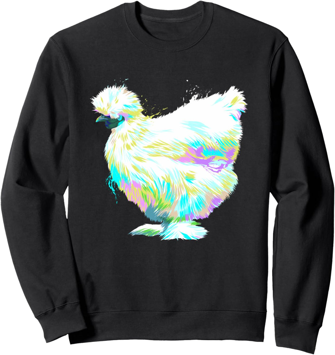 Splash Huhn Seidenhuhn Sweatshirt