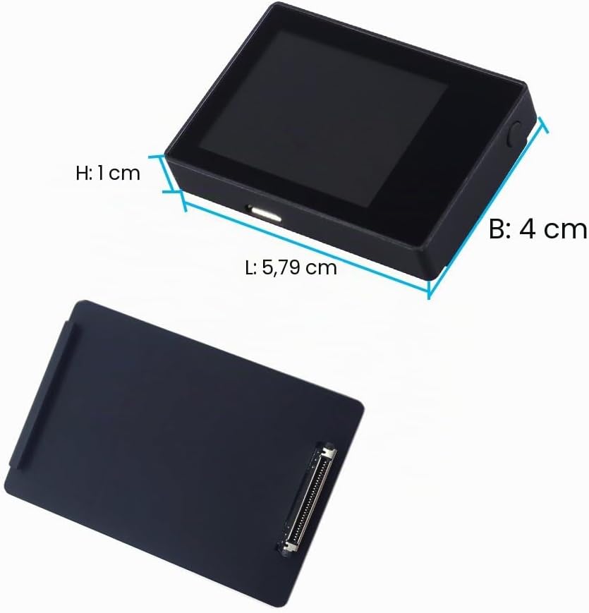 Suptig LCD-Bildschirm 2,0 Zoll LCD BacPac Non-Touchscreen für Gopro Hero 4 3+ 3 2 mit wasserdichter