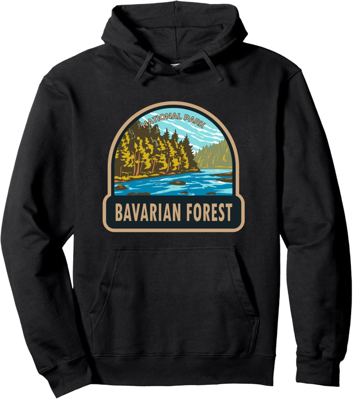 Bayerischer Wald Nationalpark Deutschland Vintage Pullover Hoodie