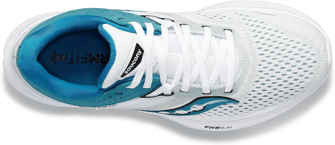 Saucony Damen Ride 16 Sneaker 36 EU Weiss Tinte, 36 EU Weiß Tinte