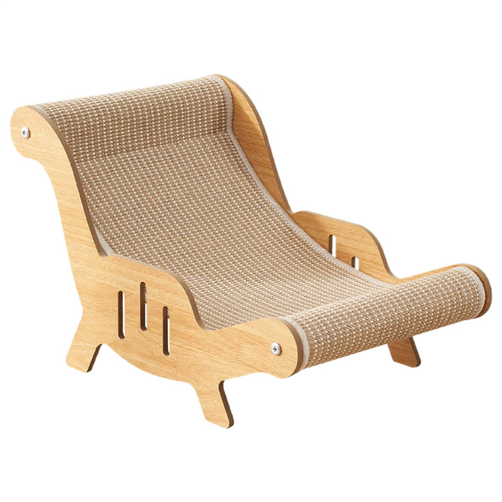 Katzen Sisal Liegestuhl | Erhöhtes Sofa Katzenstuhl Lounge | Bequemer Katzenkratzstuhl Katzenkratzer