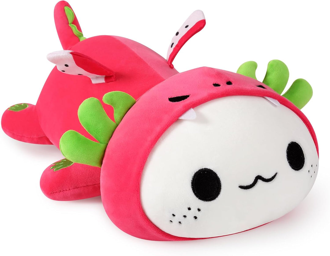 shownicer Plüschtier Axolotl Kuscheltier Stofftier Kawaii Axolotl Plüsch, Axolotl Plüschkissen Spiel