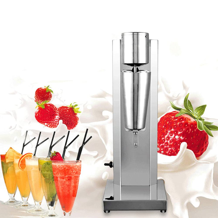 Milchshake Mixer, 180W 650ml Elektrisch Edelstahl Drink Mixer Milchshaker Standmixer für Smoothies,