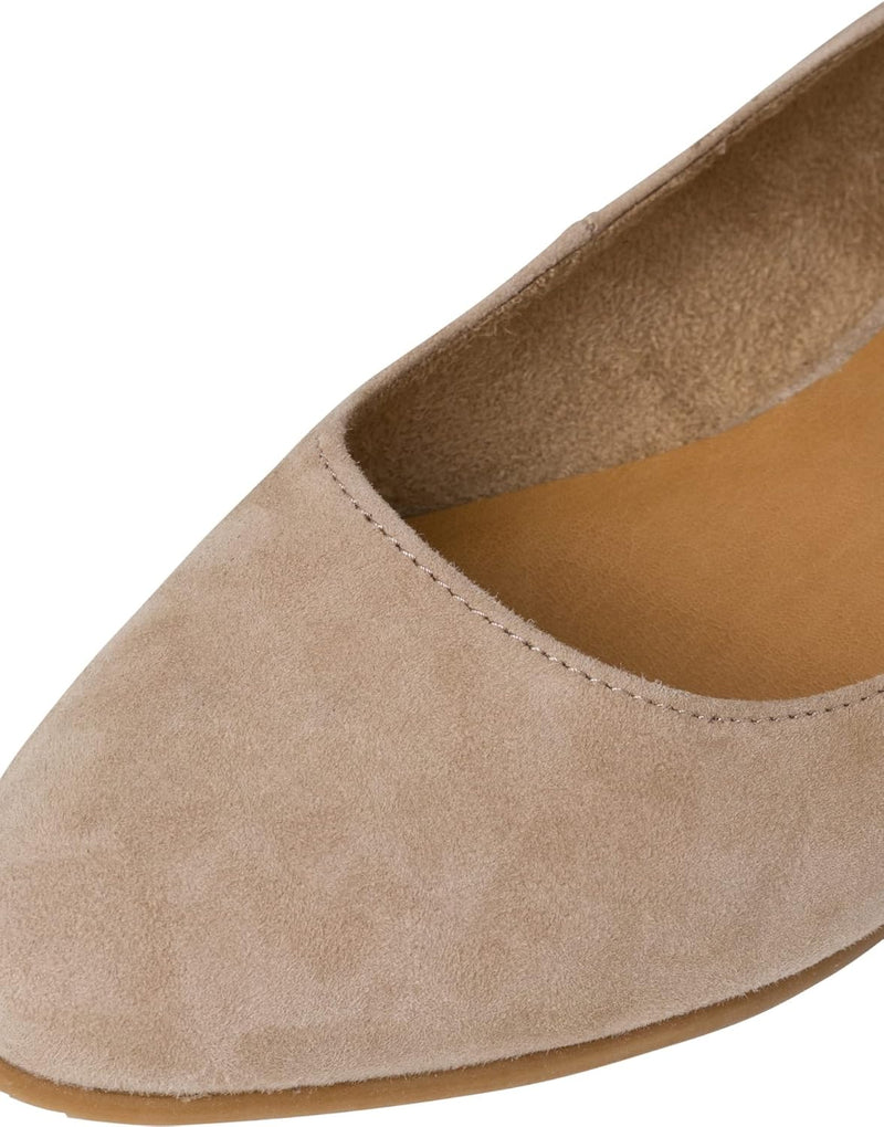 Tamaris Damen Klassische Ballerina 1-22118-28 Schwarz 38 EU Taupe, 38 EU Taupe