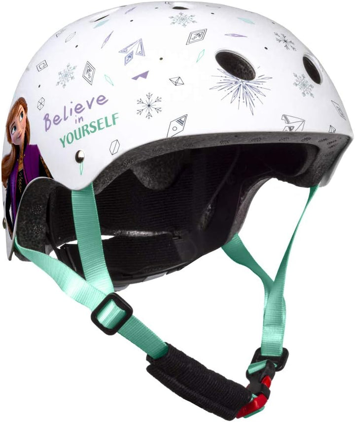SEVEN POLSKA Mädchen Frozen Skaterhelm, weiss, M