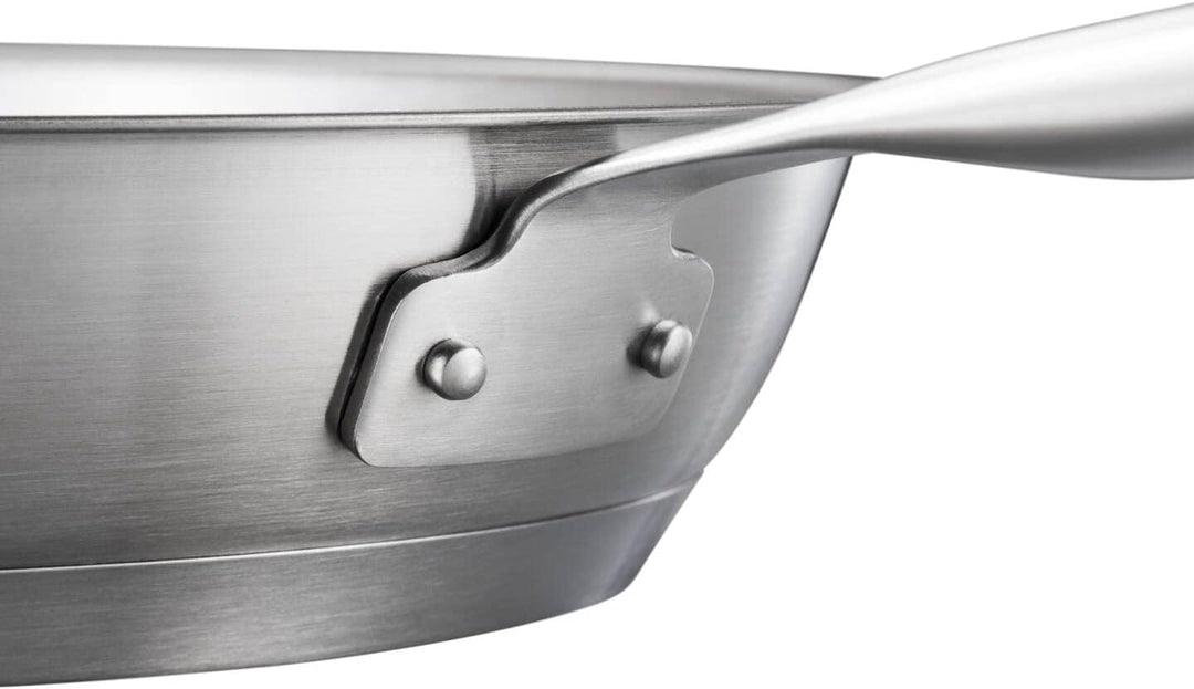 Fiskars Bratpfanne, Ø 26 cm, Beschichtete Pfanne, Für alle Kochfelder geeignet, Recycelter Edelstahl