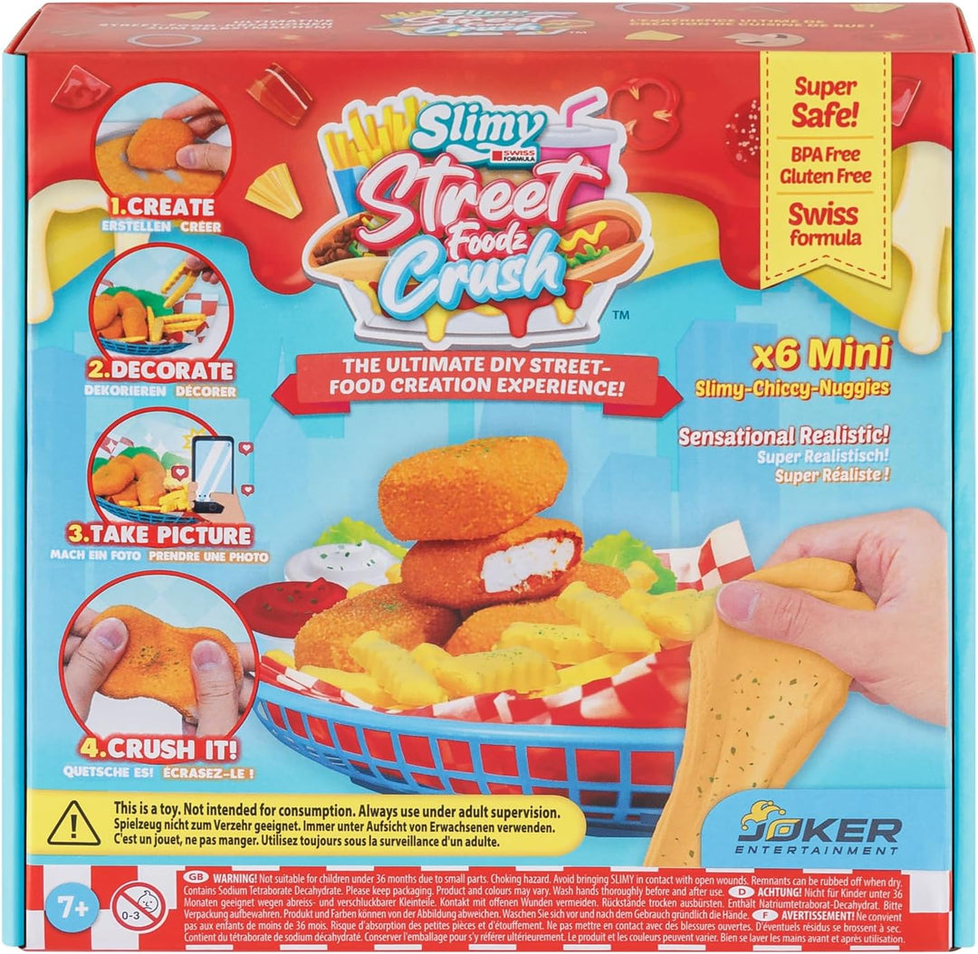 Slimy Street Foodz Crush - Mini Chiccy Nuggies, Slime und Knete Kreativ-Set, Backspiel zum selber Mi