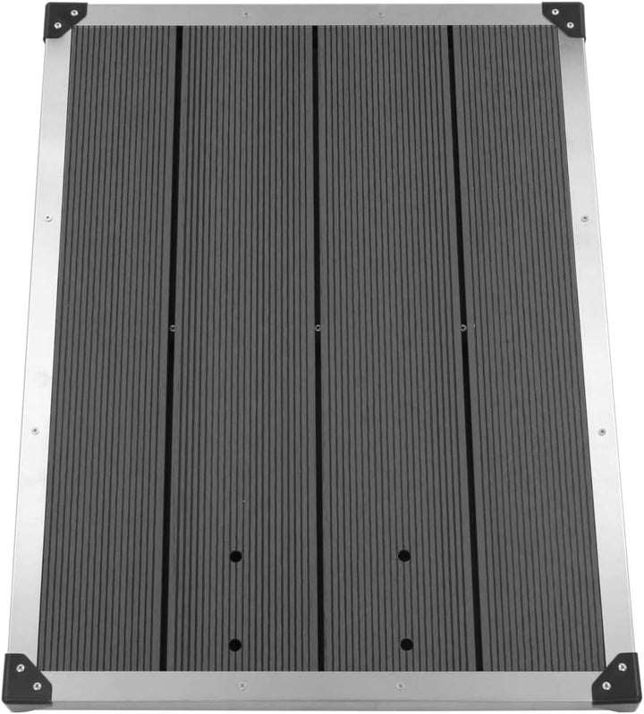 vidaXL Garten Duschwanne mit Lattendesign für 1 Person Bodenelement für Solardusche Gartendusche Poo