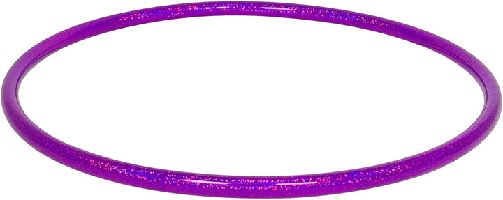 hoopomania Kinder Hula Hoop, Glitter Farben, Ø60/70/80cm Ø60cm Violett, Ø60cm Violett