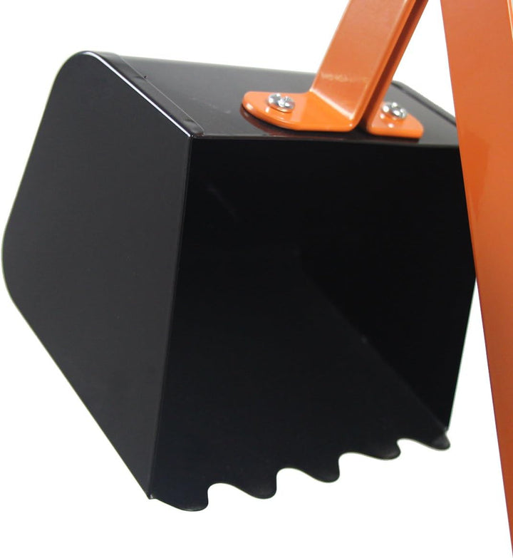 FANTASK 360° Sitzbagger mit Schaufel & Rädern bis 50KG, Kinder Bagger zum Draufsitzen Metall, Bagger