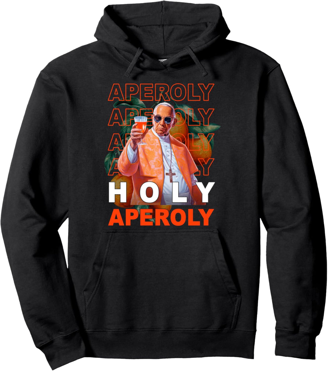 HOLY APEROLY X PAPST THE POPE DRIP X SUMMER SPRITZ CLUB NEW Pullover Hoodie