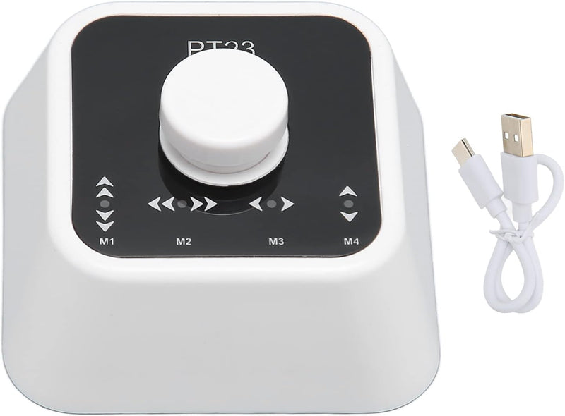 Bluetooth Page Turner Pedal, Wiederaufladbares USB Fusspedal für Kabellose Notenblätter, Vier Seiten