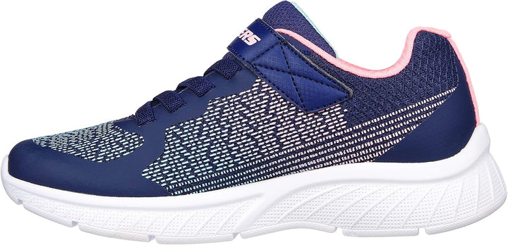Skechers Mädchen 303610l Nvpk Sneaker 27 EU Navy Synthetic Pink Trim, 27 EU Navy Synthetic Pink Trim