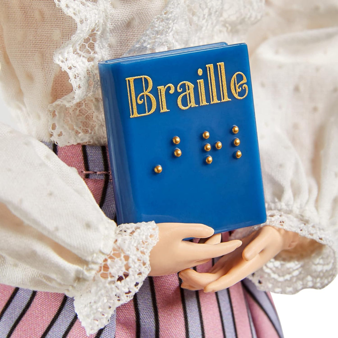 Barbie GTJ78 - Inspiring Women Helen Keller Puppe, Geschenk für Sammler und Kinder, Spielzeug ab 6 J
