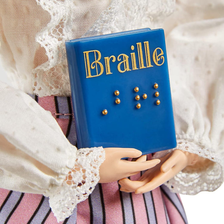 Barbie GTJ78 - Inspiring Women Helen Keller Puppe, Geschenk für Sammler und Kinder, Spielzeug ab 6 J